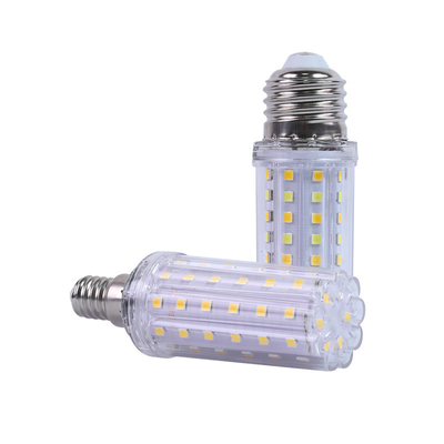 หลอด LED ข้าวโพดพลาสติก E14 น้ำหนักเบา, ไฟ LED ข้าวโพดแบบหรี่แสงได้ 220V