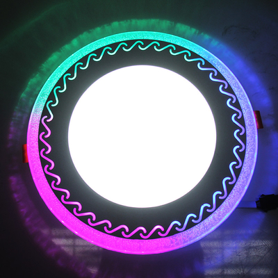ไฟ LED แผงเพดานเชิงพาณิชย์แบบคู่สีเรียบง่ายพร้อมตัวเรือนอลูมิเนียม