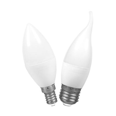 6500K E27 E14 3W 5W 7W หลอดไฟ LED เทียนสำหรับในร่ม