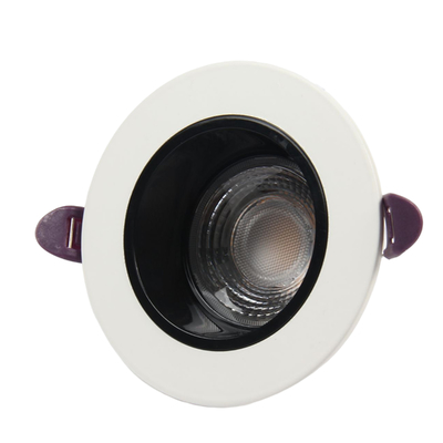 โคมดาวน์ไลท์ LED กันน้ำอลูมิเนียมหล่อสำหรับห้องครัวป้องกันแสงสะท้อน Ip44